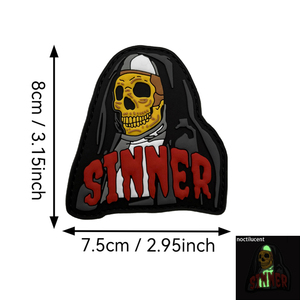 Parches de Goma 3D PVC con Diseño de Monja SINNER, Listos para Enviar, para Mochilas Tácticas y Uniformes - Product Image 5