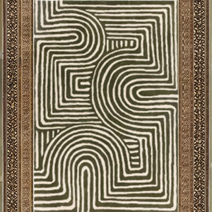 Tapis rectangulaire à motif floral moderne en chenille à poils moyens, antidérapant, pour chambre à coucher, prière, maison - Product Image 2