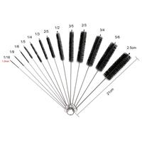 Brosses de nettoyage pour bouteilles, tuyau de lait, tuyau en nylon, ensemble de brosses pour tubes à essai, brosses pour pailles à boire