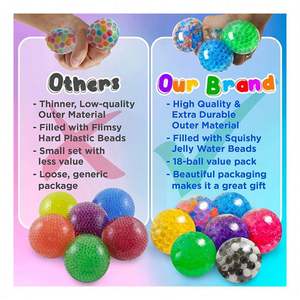 Best Selling Adult Anti-Anxiety <b>Squeeze</b> Toy Popular Soft Foam Material Baseball Squishy <b>Ball</b> Stress Relief Jouets Squishy TPR - Product Image 4