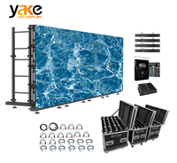 Yake P2.6/P2.9/P3.9 7680Hz 500x500mm Cabinet d'affichage LED en aluminium moulé sous pression pleine couleur pour événements intérieurs/extérieurs et salons professionnels