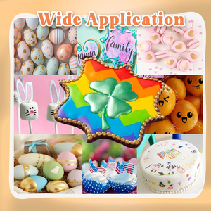Marcadores <span class=keywords><strong>comestibles</strong></span> para decoración de galletas, marcadores metálicos de grado mejorado, bolígrafos brillantes dorados, bolígrafos para colorear alimentos con punta de doble cara - Product Image 5