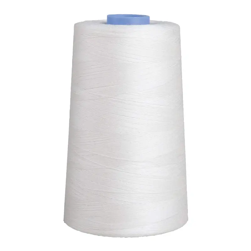 5000 Yards Priced Hilo de Costura Spun Polyester Sewing Thread 40/2 Raw White Sewing Thread For Knitting