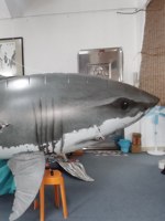 Requin Volant Gonflable Sur Mesure 36m 4m, Commande à Distance, Idéal pour Festivals, Célébrations, Spectacles et Shopping