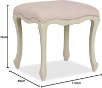 Ensemble de table de maquillage de vanité de style français avec poignées en cristal tabouret rembourré de meubles de chambre à coucher de luxe pour une utilisation en appartement
