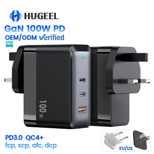 Cargador GaN Portátil de 100W con 3 Puertos USB C PD3.0, Adaptador Compacto Tipo C para <span class=keywords><strong>Xiaomi</strong></span>, Huawei, Laptop y Teléfono, Precio al por Mayor - Product Image 1