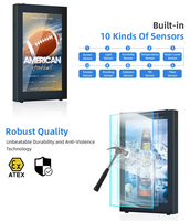 Téléviseur extérieur étanche IP65 de 32, 43 et 55 pouces, écran LCD mural, affichage numérique publicitaire, montage mural LCD extérieur