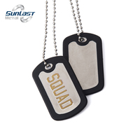 Collares con etiquetas de perro personalizadas Etiquetas de perro de acero inoxidable Espacios en blanco Código QR Etiqueta de perro con cadenas y silenciadores