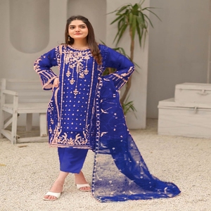 Kurta Shalwar Kameez Pakistaní e Indio de Alta Calidad para <span class=keywords><strong>Mujer</strong></span> en Color Verde, en Varios Colores y Tallas, a Precio de Mayoreo - Product Image 5
