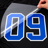Numéros de maillot personnalisés par transfert thermique pour kits de football – Vinyle haute définition prêt à presser pour tenues d'équipe personnalisées