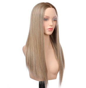 Perruque en cheveux humains vierges à 100 %, dentelle suisse HD, respirante <span class=keywords><strong>et</strong></span> transparente, taille de bonnet petite, moyenne, grande - Product Image 3