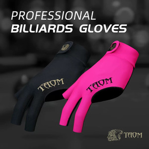 Gants de billard professionnels TAOM pour main gauche et droite, gants de billard respirants et légers, gants de snooker et de pool - Product Image 1