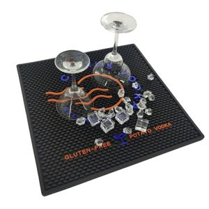 Custom Branded Silicone PVC <b>Bar</b> <b>Mat</b> Rubber Pub Runner Spill Pad Beer Rail <b>Mat</b> Drip Tray Non Slip Service <b>Mat</b> Table <b>Mat</b> - Product Image 5