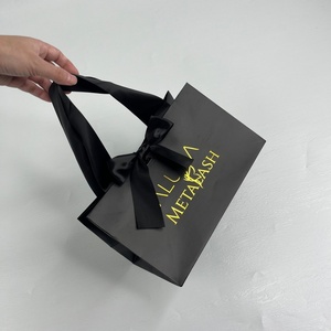 Bolsas de Regalo de Papel para Compras de Lujo con Logotipo de Marca Personalizado para Peluquería - Product Image 2