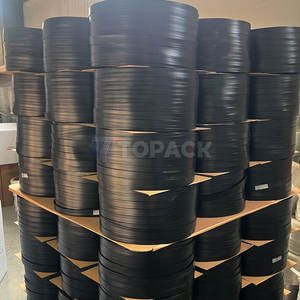 أشرطة تغليف مخصصة من المصنع بألوان وشعارات مطبوعة حسب الطلب، أشرطة تغليف سوداء مركبة 16/19/25/32 مم، 1/2 5/8 1 1-3/4 بوصة، أشرطة تغليف متينة - Product Image 3