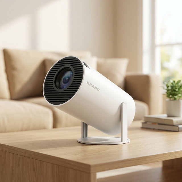HY300 Portable Mini Smart Projector RK3326 Android 5G 4K 200 ANSI Lumen Home Theater Business Office Education Beamer Proyector