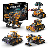 Juego de Bloques de Construcción de Robots con Control Remoto de Cinco Variables, Programación de Estructura, Plástico ABS Eléctrico, Personalizable, Venta al Por Mayor