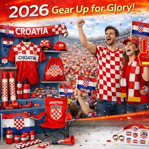 Kit de Aficionado con Colores de la Selección Nacional, Verde, Amarillo y Rojo, Jersey Personalizado, Bufanda, Gorro Tipo Pescador, Bandera de Mano, Conjunto para el Día del Partido - Product Image 3