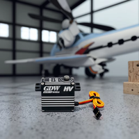 Servomoteur numérique à engrenages en acier à couple élevé GDW DS945MG 47KG, servomoteur standard à moteur sans noyau 8.4V HV pour avion RC à aile fixe à réaction