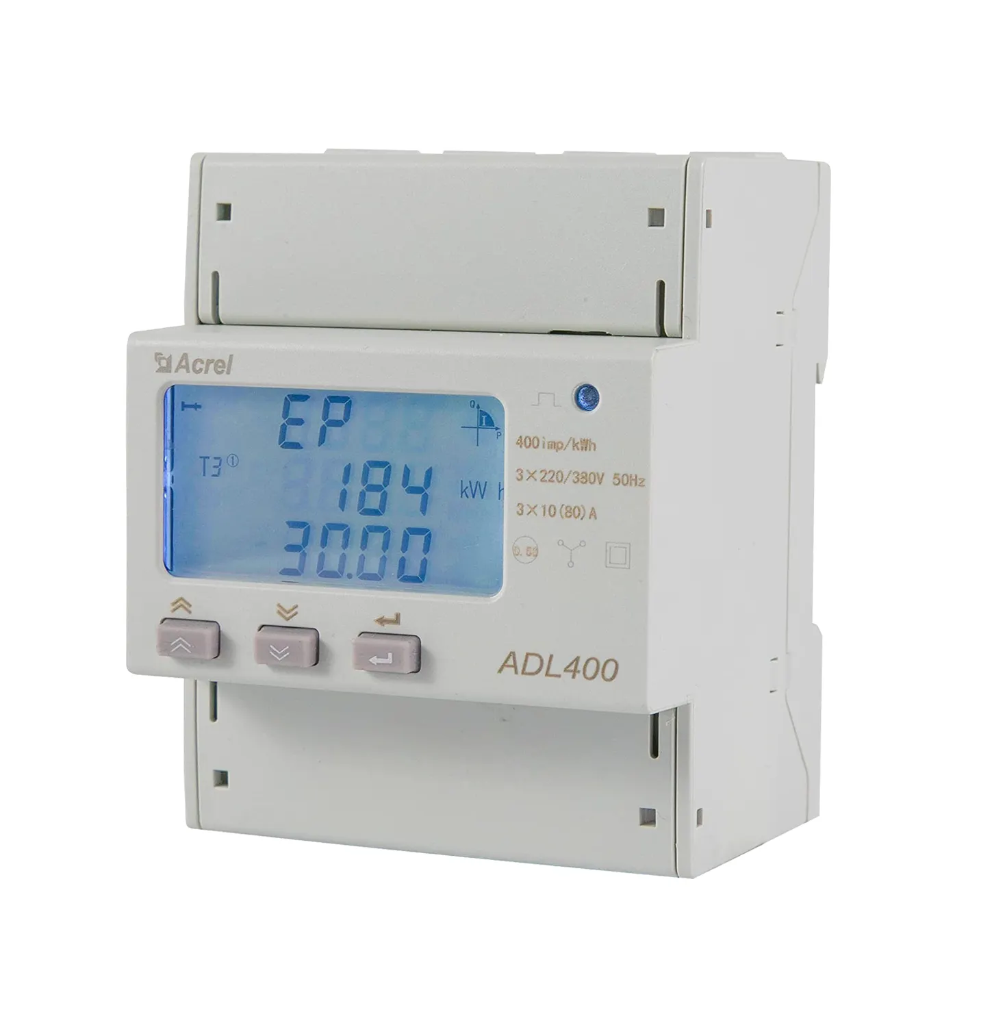 Acrel ADL400 ac 3 phase smart energy meter RS485 electronic energy meter for EV charger electricity metering MID certificate