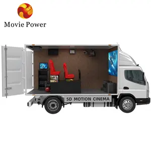 Earn Money 3d 4d 5d 9d VR Truck Mobile Cinema Amusement Park Motion Chair Cinema Equipment