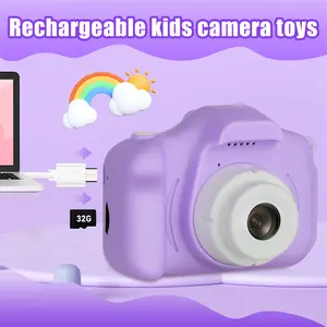 Hot Sale Photography Video Kids Camera Toy 400Mah Battery 7.3V Toy 2.0 Inch IPS Color Screen HD Children Camera For Kids