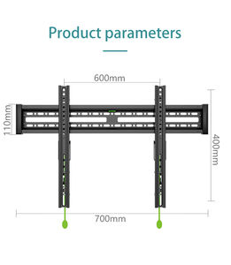 <span class=keywords><strong>Soporte</strong></span> de <span class=keywords><strong>Pared</strong></span> para <span class=keywords><strong>TV</strong></span> con Dispositivo de Bloqueo Automático C3T VESA 200*200, Soportes Universales para Televisores - Product Image 4