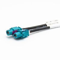 Cable de Alta Velocidad de Datos HSD de 4 Pines, Hembra a Hembra, Código Z, para Cámara LVDS Automotriz