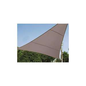 Perel <b>SHADE</b> SAIL - TRIANGLE - 5 x 5 x 5 m - COLOUR: TAUPE - Product Image 4