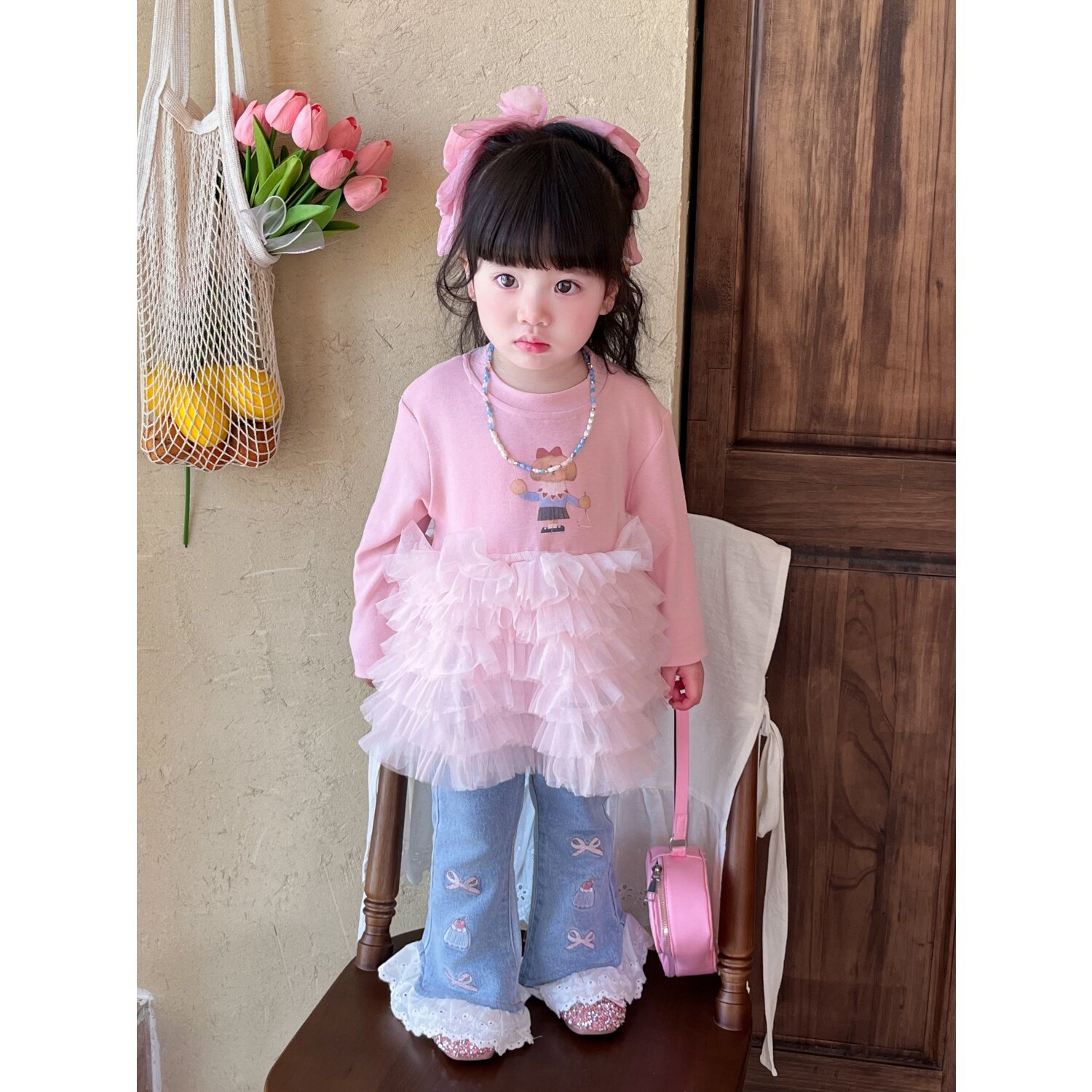 Pink top only