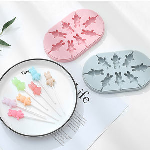 Molde <span class=keywords><strong>de</strong></span> Piruleta <span class=keywords><strong>de</strong></span> silicona con forma <span class=keywords><strong>de</strong></span> Animal <span class=keywords><strong>de</strong></span> dibujos animados, moldes para hornear piruletas <span class=keywords><strong>de</strong></span> Chocolate hechos a mano - Product Image 5