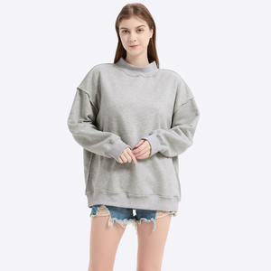 Biểu Tượng Tùy Chỉnh In Cổ Điển Có Thể Đảo Ngược Unisex Mock Cổ Áo Cotton Quá Khổ Mockneck Áo Thun Áo Nhà Sản Xuất - Product Image 5