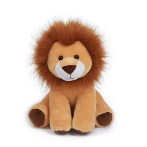 2024 समाचार डिज़ाइन छोटे बच्चों के लिए सुपर सॉफ्ट सिटिंग प्यारा भरवां जानवर शेर आलीशान खिलौना