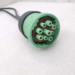 Kabel Splitter OBD II Tipe-2 Hijau XINYING KH20137-0008 J1939 Male Female, Kabel Y dengan Inti Tembaga 24AWG dan Selubung PVC untuk Diagnostik Mobil - Product Image 3