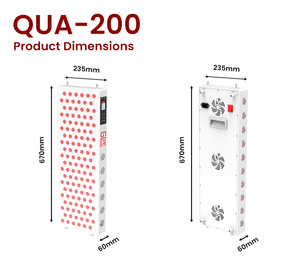 OEM ODM Meilleur vendeur portable double longueur d'onde panneau de thérapie de lumière rouge 660nm 850nm pour la récupération - Product Image 4