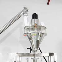 Machine de remplissage alimentaire automatique haute précision pour sachets de farine de semoule, d'avoine et de sarrasin sans gluten avec vis doseuse