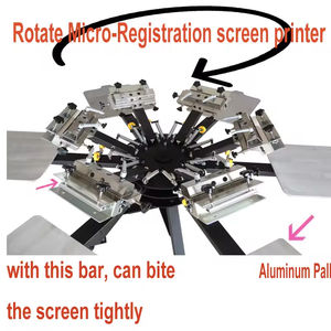 6 couleurs 6 stations sérigraphie sérigraphie <span class=keywords><strong>presse</strong></span> NS-606MR sérigraphie Machine bricolage T- Shirt sérigraphie Machine - Product Image 5