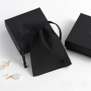 Hot Sale Custom Logo Cotton Size Beige Necklace Jewelry <b>Drawstring</b> Bag Gift Storage Packaging Dustproof Cotton Bag - Product Image 3