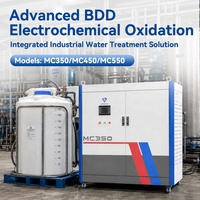 Equipo Automatizado para Tratamiento de Aguas Residuales con Anodo de Titanio BDD y Catodo de Cuatro Celdas Preensamblado