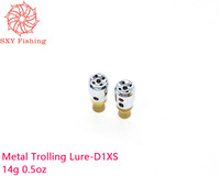 SXY FISHING D1XS Reines Kupfer DIY Jet-Head-Köder für Tiefsee-Großwildfischerei mit Oktopus-Rock für Wahoo & Thunfisch