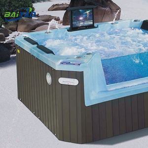<span class=keywords><strong>Jacuzzi</strong></span> <span class=keywords><strong>extérieur</strong></span> Offre Spéciale de station thermale avec la piscine en verre transparente de massage de mode de tube de station thermale pour <span class=keywords><strong>4</strong></span> <span class=keywords><strong>personnes</strong></span> - Product Image 6