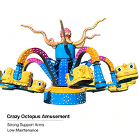 Manège Octopus Géant Personnalisé pour Parc d'Attractions – Manèges Rotatifs Octopus pour Fêtes Foraines