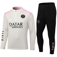 Ensemble d'entraînement de football rayé unisexe pour Chelsea, West Ham United, Atlético Madrid, Algérie – Été, manches longues, acrylique