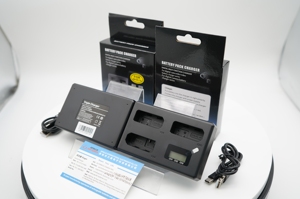 Les batteries Triple <span class=keywords><strong>EN</strong></span>-<span class=keywords><strong>EL14</strong></span>/<span class=keywords><strong>EN</strong></span>-EL14a et <span class=keywords><strong>chargeur</strong></span> USB LCD compatibles pour Nikon - Product Image 3