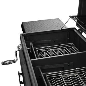 Parrilla para Asar Toshine, Estilo Americano, Duradera, para Uso Doméstico y al Aire Libre, Extra Grande, con <span class=keywords><strong>Dos</strong></span> Bandejas de Carbón Ajustables, Plegable - Product Image 4