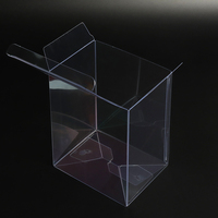 Boîte en plastique Emballage transparent Collectibles 0.5mm Pop Protector Case Gaufrage Impression Boîte en plastique