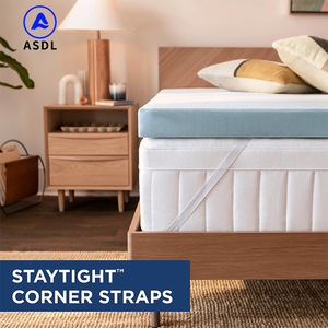 Pelindung Kasur Lateks Alami OEM/ODM, Kain Lembut Anti Air, Ukuran Twin dan Full, Pelapis Kasur Busa Memori - Product Image 3