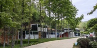Maison conteneur détachable de 20 pieds, cabine modulaire, mini-maison préfabriquée, logement mobile d'urgence pour hôtels et appartements, en acier