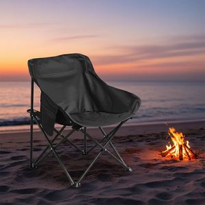 เก้าอี้พับได้น้ำหนักเบา ดีไซน์มินิมอล ทำจากผ้า Oxford และสแตนเลสสตีล พร้อมโลโก้สั่งทำ เหมาะสำหรับตั้งแคมป์ ปิกนิก ห้องนอนหรู และสวนสาธารณะ - Product Image 5