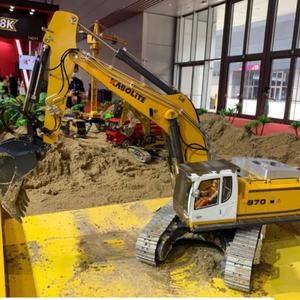 Vente chaude professionnelle : Excavatrice hydraulique <span class=keywords><strong>RC</strong></span> grande taille en métal Kabolite 1/10, Camionnette électrique <span class=keywords><strong>Huina</strong></span> - Product Image 2